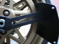 Selbst hergestellter Kennzeichenhalter