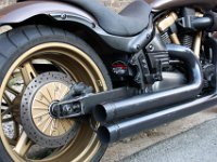 Gekürzte Roadburner Auspuffanlage